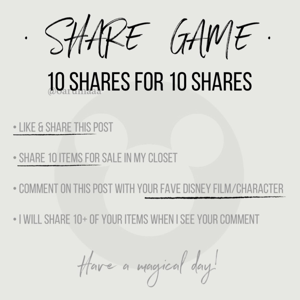 Share Game! PLS READ RULES